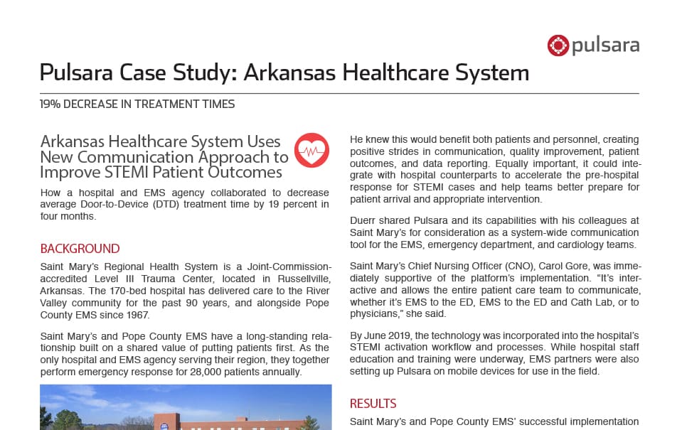pulsara-study-STEMI-2020-stMarys-regional