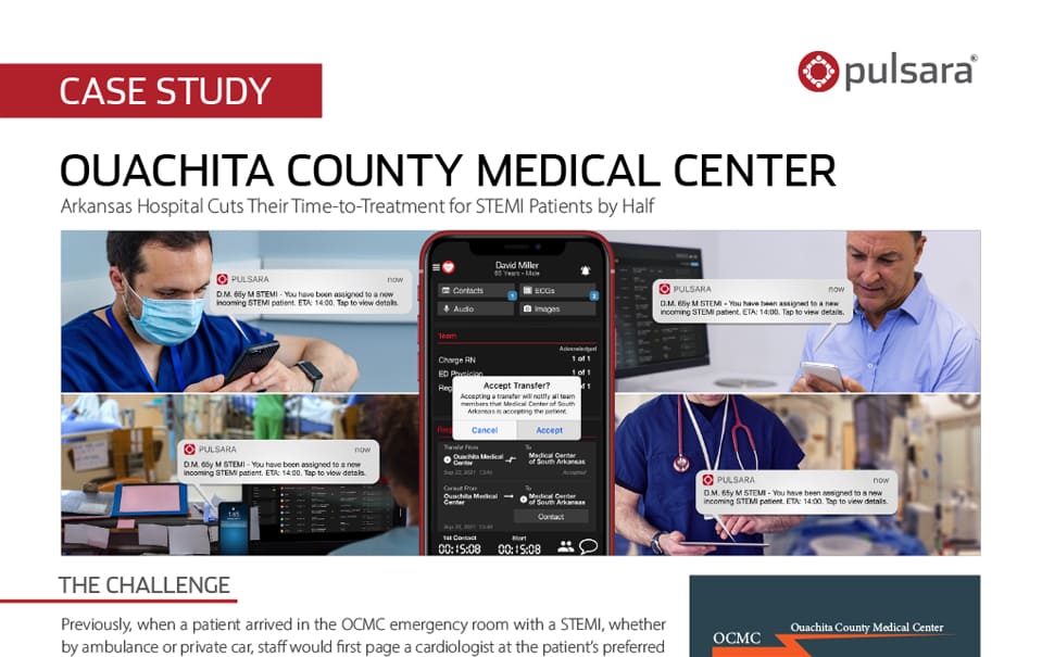 pulsara-study-STEMI-transfer-2021-ouachita-county-medical-center