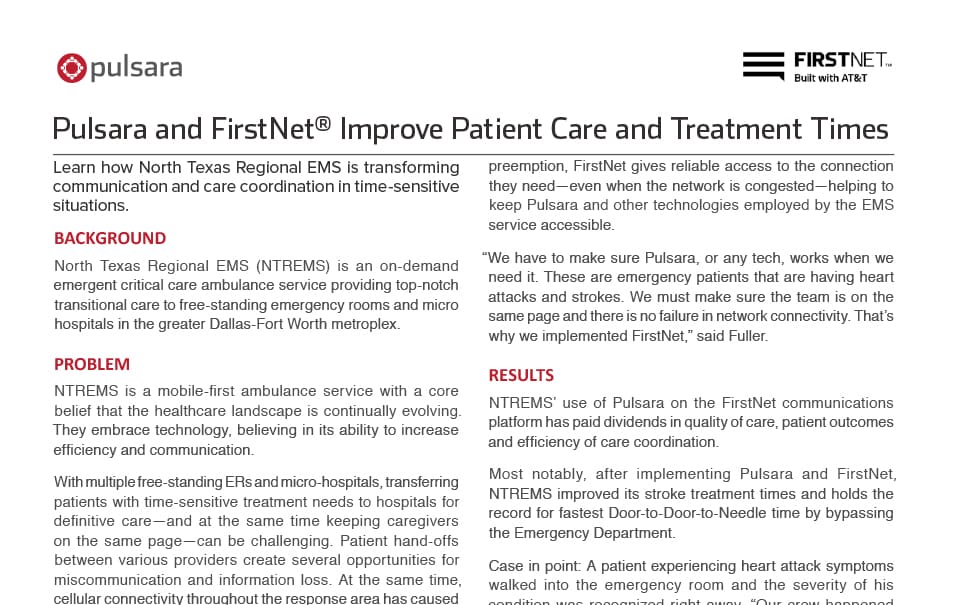 pulsara-study-firstNet-2019-NTREMS