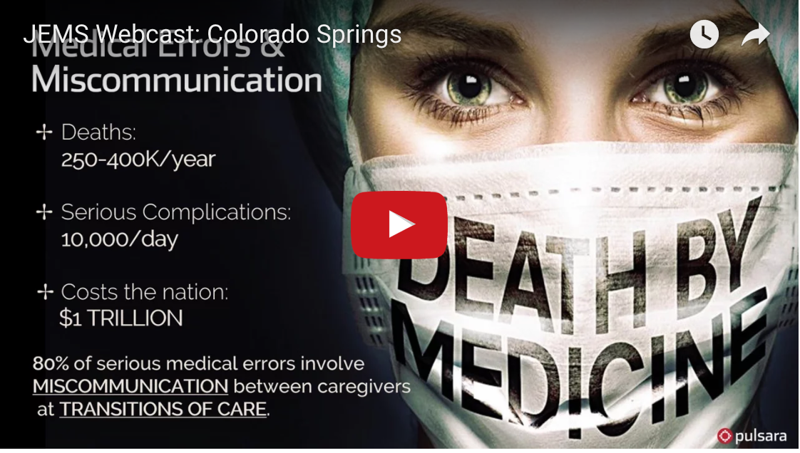 It’s About Time: Addressing the Communications Crisis in Healthcare and EMS [Video]