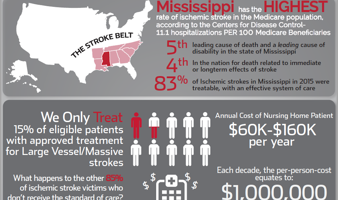 85% of LVO Stroke Patients Don't Receive the Standard of Care ... Here's What That Costs Us and How to Fix it. [Infographic]