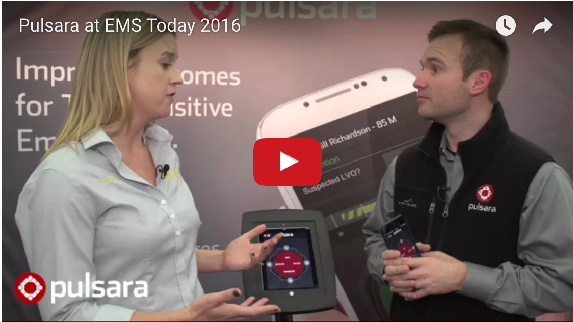 Pulsara Featured in Video Interview at EMS Today 2016 [Full Interview]