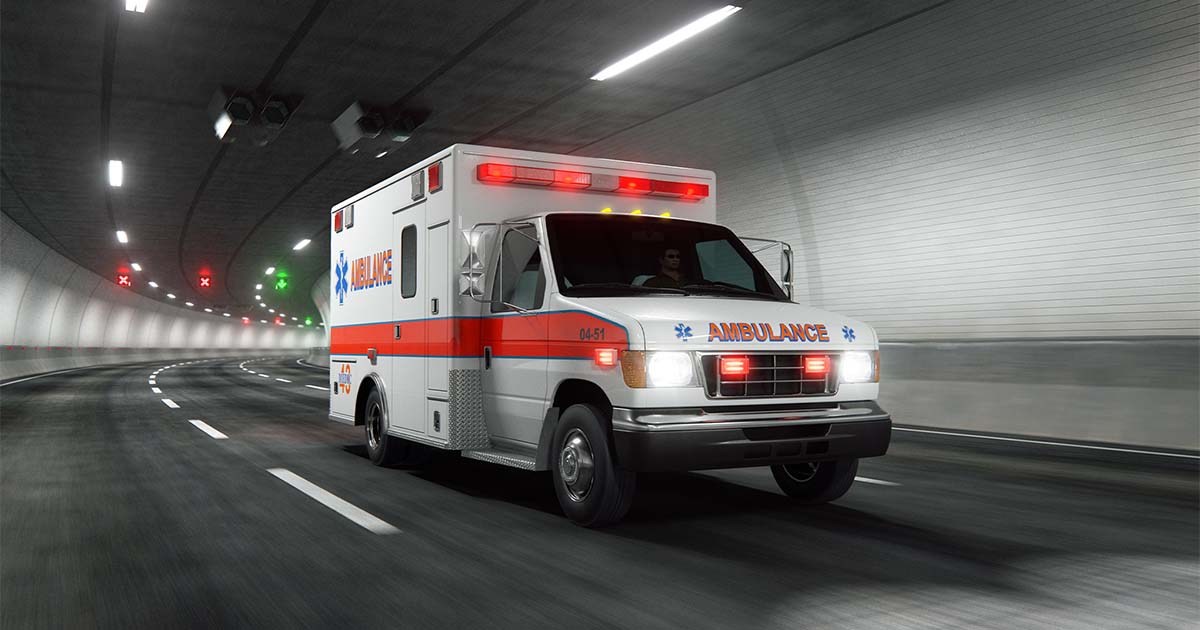ambulance-in-tunnel-lights-and-sirens