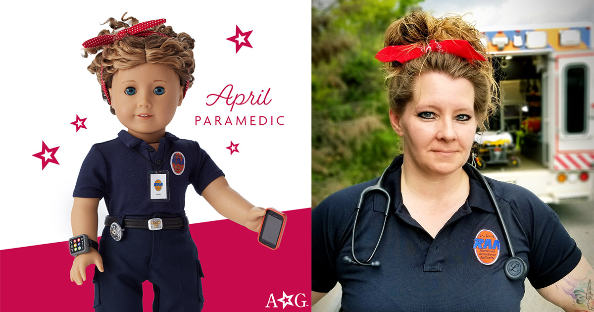 One-on-One with April O'Quinn: VA EMT Honored with American Girl Doll
